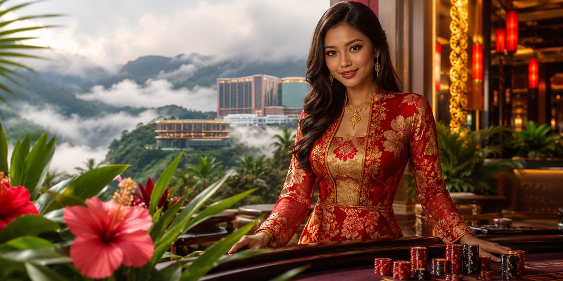 Hiburan kasino di Genting Highlands dengan suasana malam yang meriah