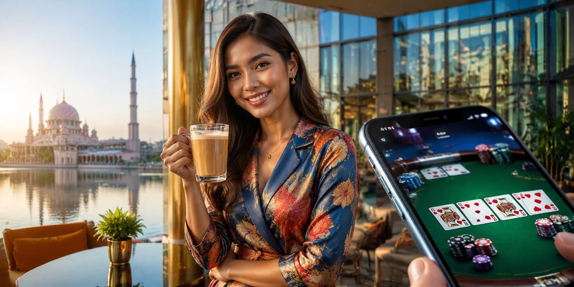 Pemain poker di Putrajaya dengan gaya dan suasana Melayu